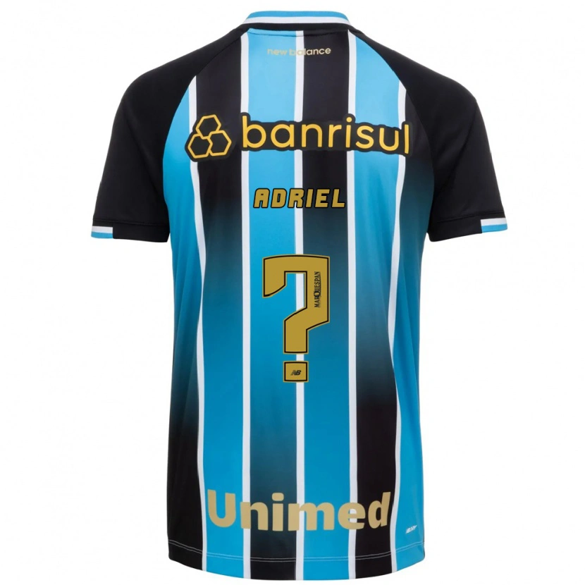Danxen Mujer Camiseta Adriel #0 Azul Marrón Negro 1ª Equipación 2026/27 La Camisa