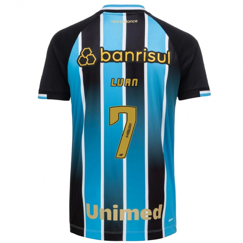 Danxen Mujer Camiseta Luan #7 Azul Marrón Negro 1ª Equipación 2026/27 La Camisa