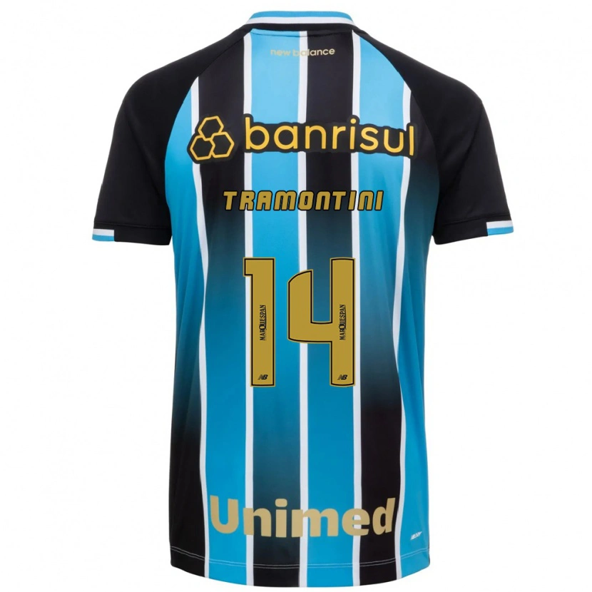 Danxen Mujer Camiseta Bernardo Tramontini #14 Azul Marrón Negro 1ª Equipación 2026/27 La Camisa