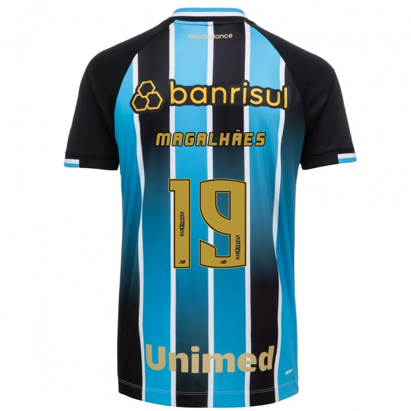 Danxen Mujer Camiseta Fellipe Magalhães #19 Azul Marrón Negro 1ª Equipación 2026/27 La Camisa