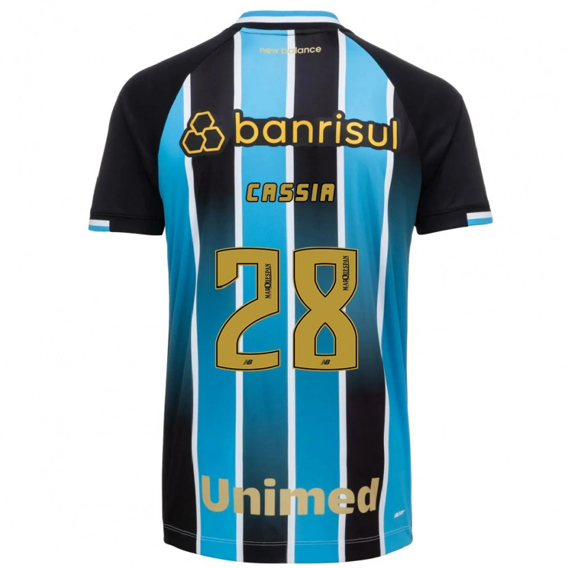 Danxen Mujer Camiseta Cássia #28 Azul Marrón Negro 1ª Equipación 2026/27 La Camisa