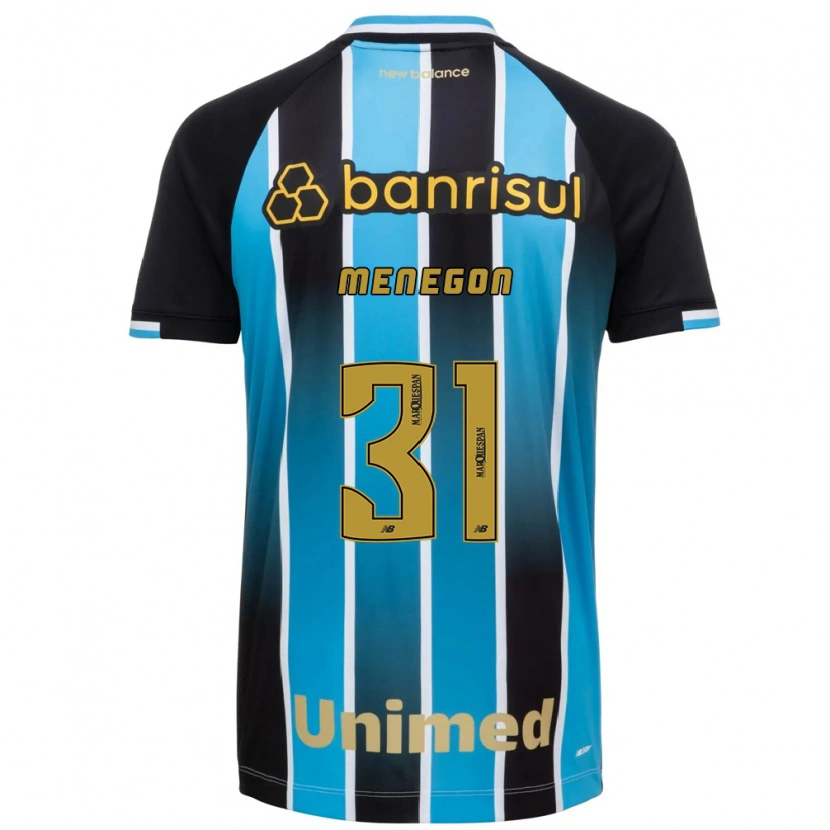 Danxen Mujer Camiseta Gabriel Menegon #31 Azul Marrón Negro 1ª Equipación 2026/27 La Camisa