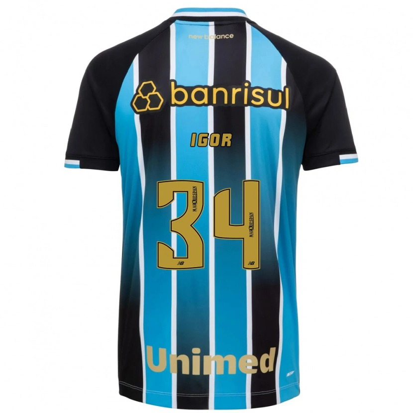 Danxen Mujer Camiseta Igor #34 Azul Marrón Negro 1ª Equipación 2026/27 La Camisa