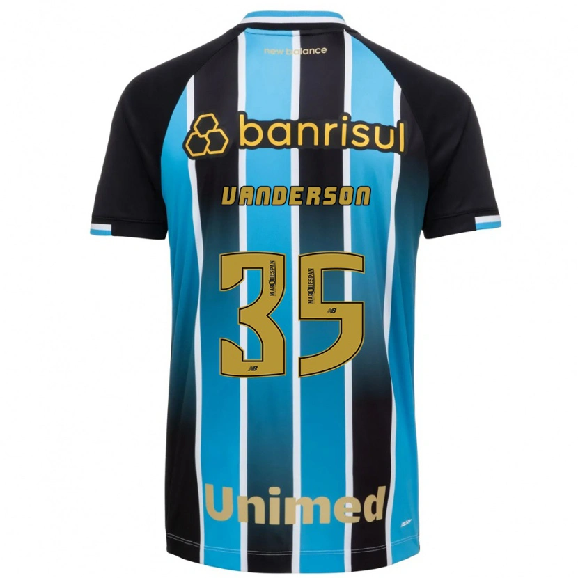 Danxen Mujer Camiseta Vanderson #35 Azul Marrón Negro 1ª Equipación 2026/27 La Camisa