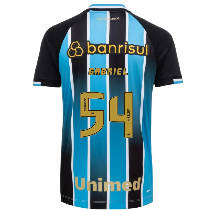 Danxen Mujer Camiseta Pedro Gabriel #54 Azul Marrón Negro 1ª Equipación 2026/27 La Camisa