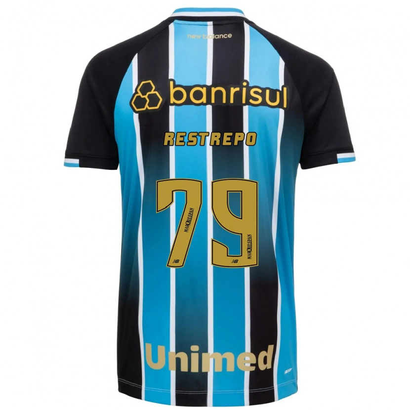 Danxen Mujer Camiseta Kelly Restrepo #79 Azul Marrón Negro 1ª Equipación 2026/27 La Camisa