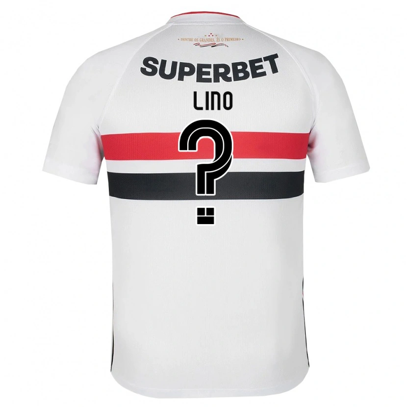 Danxen Mujer Camiseta Guilherme Lino #0 Blanco Rojo Negro 1ª Equipación 2026/27 La Camisa