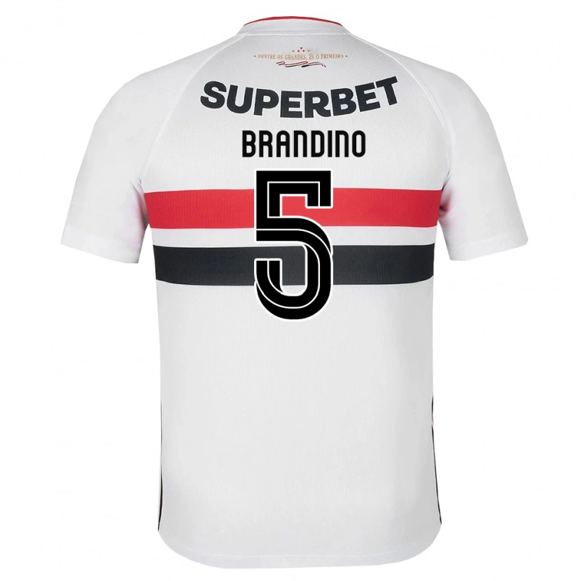 Danxen Mujer Camiseta Kika Brandino #5 Blanco Rojo Negro 1ª Equipación 2026/27 La Camisa