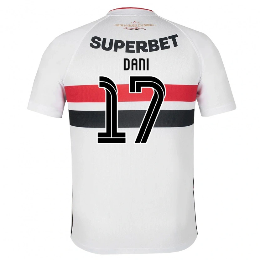 Danxen Mujer Camiseta Dani #17 Blanco Rojo Negro 1ª Equipación 2026/27 La Camisa