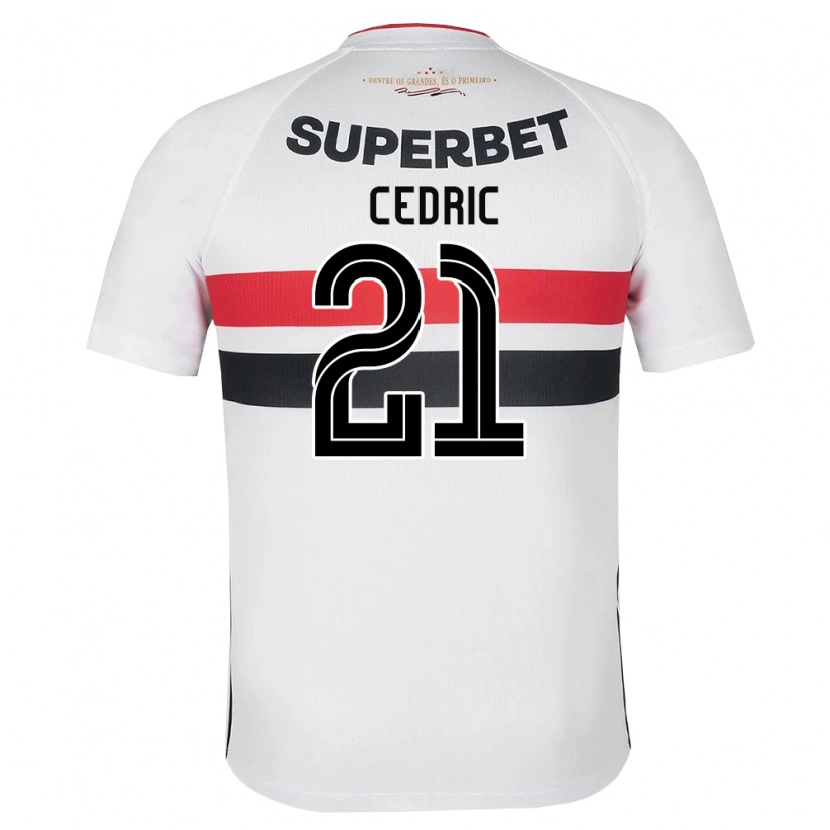 Danxen Mujer Camiseta Cédric Soares #21 Blanco Rojo Negro 1ª Equipación 2026/27 La Camisa
