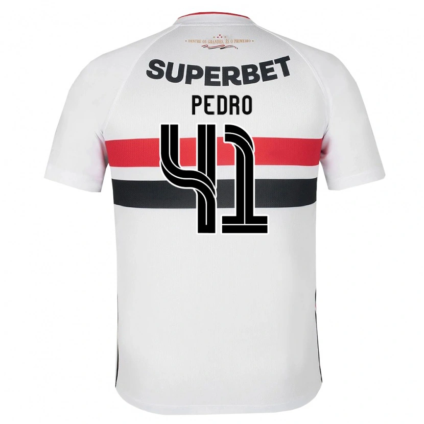 Danxen Mujer Camiseta João Pedro #41 Blanco Rojo Negro 1ª Equipación 2026/27 La Camisa