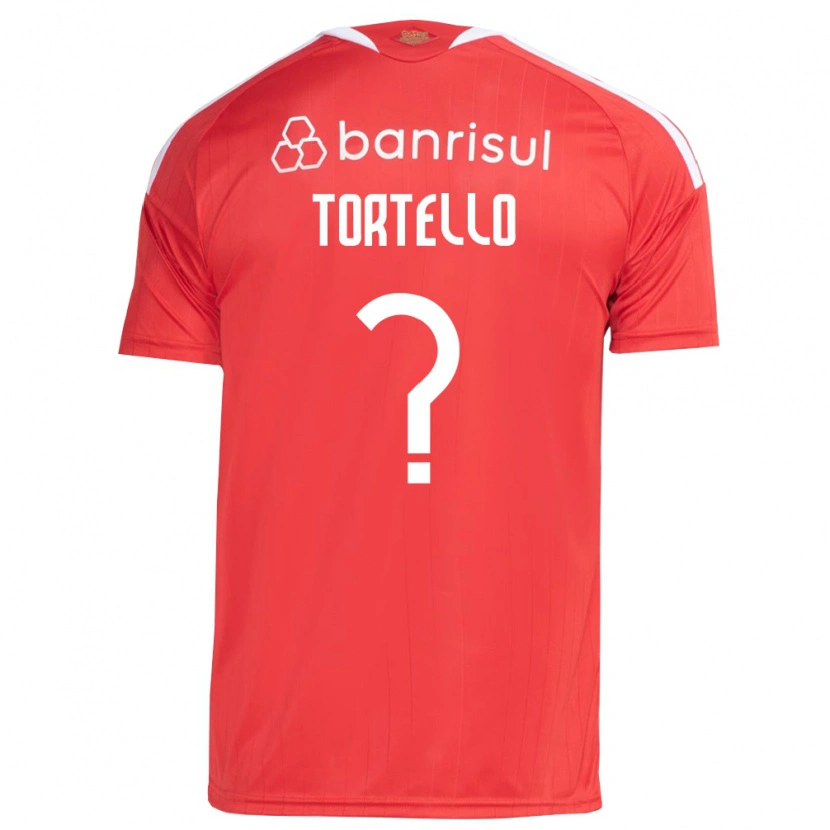 Danxen Mujer Camiseta Tortello #0 Rojo Blanco 1ª Equipación 2026/27 La Camisa