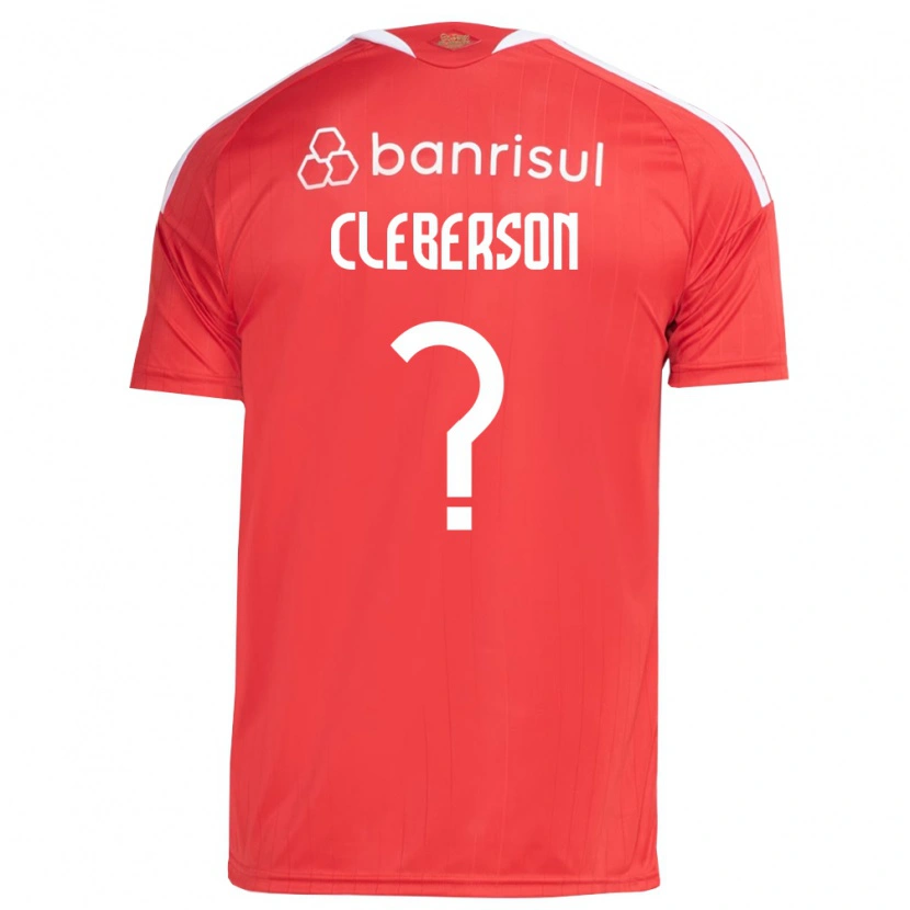 Danxen Mujer Camiseta Cleberson #0 Rojo Blanco 1ª Equipación 2026/27 La Camisa