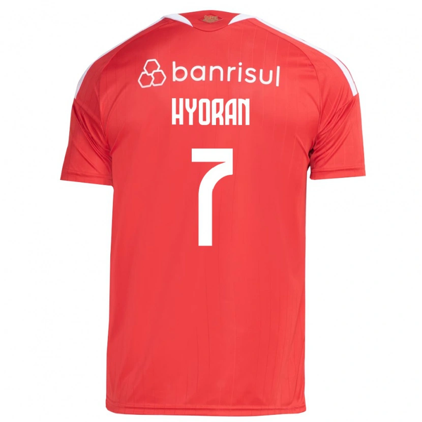 Danxen Mujer Camiseta Hyoran #7 Rojo Blanco 1ª Equipación 2026/27 La Camisa