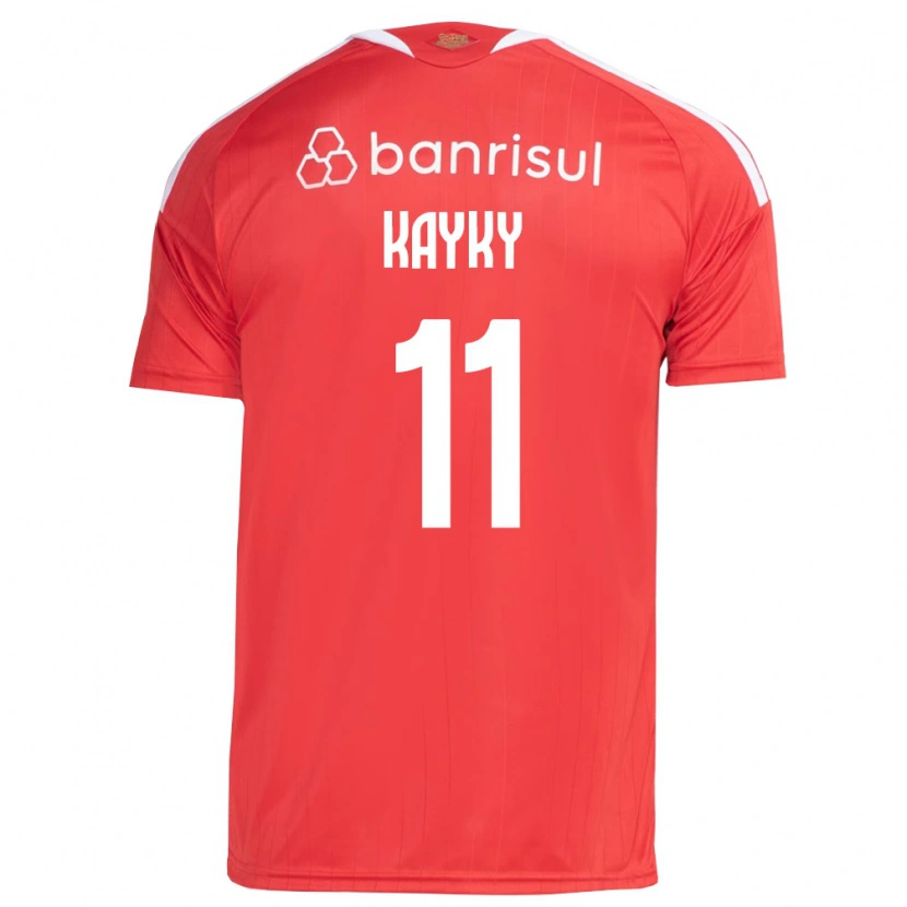 Danxen Mujer Camiseta Kayky Da Silva Chagas #11 Rojo Blanco 1ª Equipación 2026/27 La Camisa
