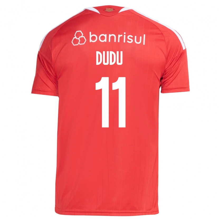 Danxen Mujer Camiseta Dudu #11 Rojo Blanco 1ª Equipación 2026/27 La Camisa