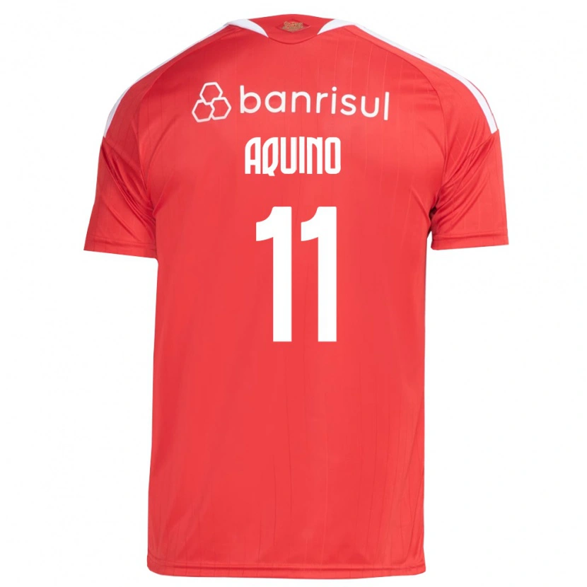 Danxen Mujer Camiseta Belén Aquino #11 Rojo Blanco 1ª Equipación 2026/27 La Camisa