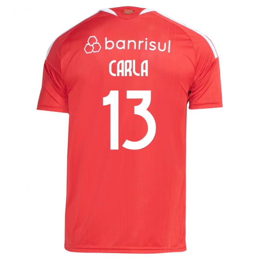 Danxen Mujer Camiseta Carla #13 Rojo Blanco 1ª Equipación 2026/27 La Camisa