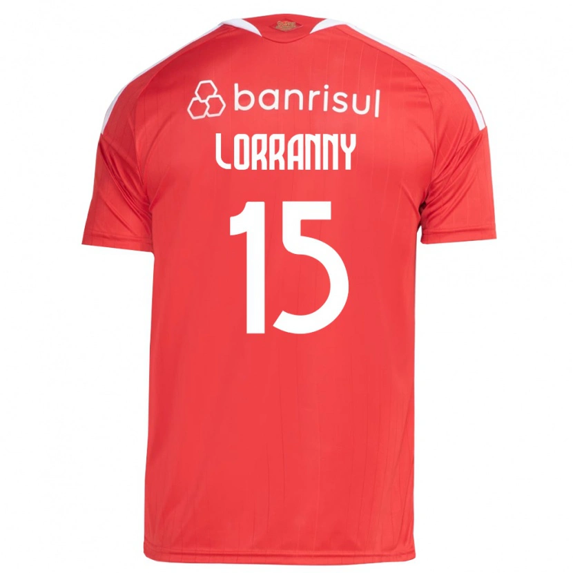 Danxen Mujer Camiseta Lorranny #15 Rojo Blanco 1ª Equipación 2026/27 La Camisa