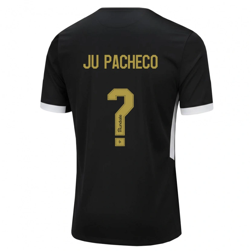Danxen Mujer Camiseta Ju Pacheco #0 Blanco Negro Amarillo 1ª Equipación 2026/27 La Camisa