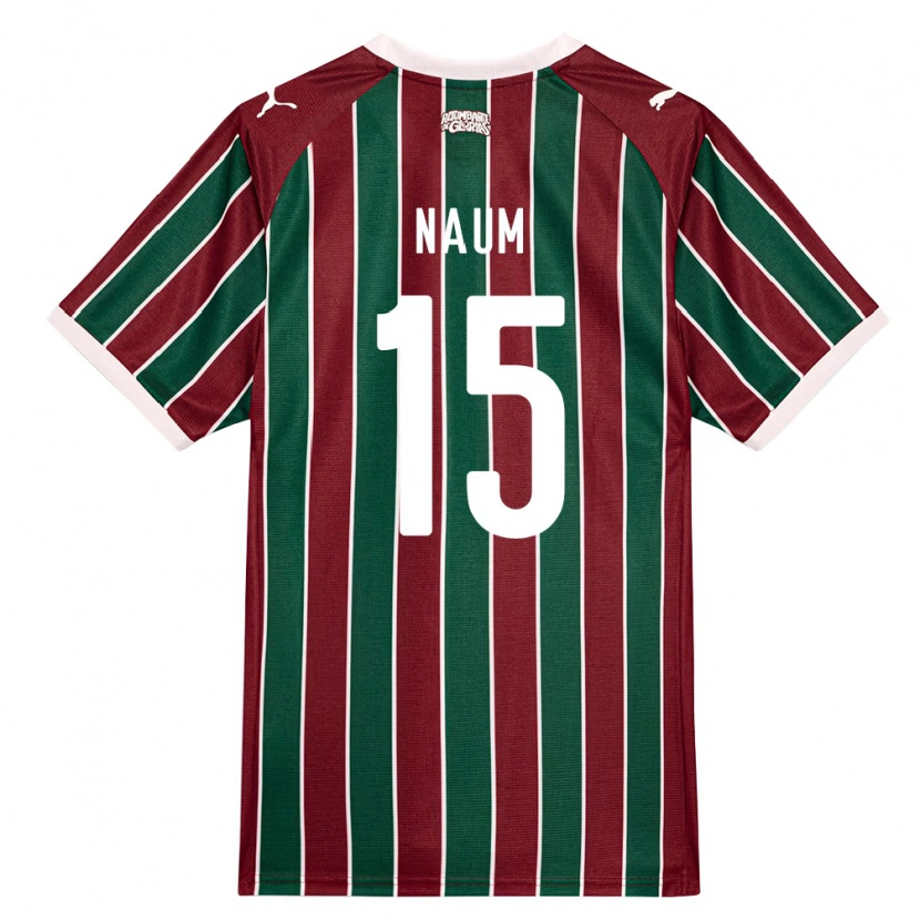 Danxen Mujer Camiseta Jonas Naum #15 Verde Borgoña Blanco 1ª Equipación 2026/27 La Camisa