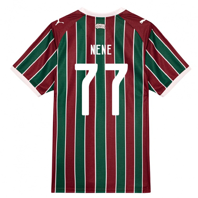 Danxen Mujer Camiseta Nene #77 Verde Borgoña Blanco 1ª Equipación 2026/27 La Camisa