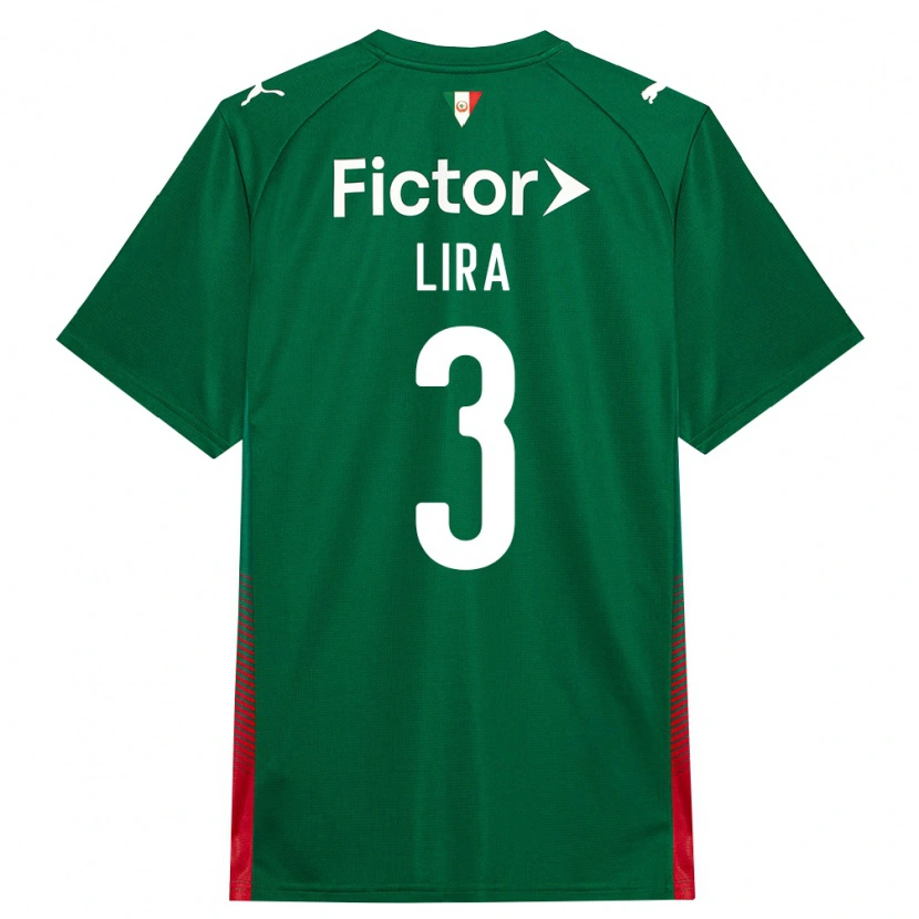 Danxen Mujer Camiseta Guilherme Lira #3 Verde Rojo Blanco 1ª Equipación 2026/27 La Camisa