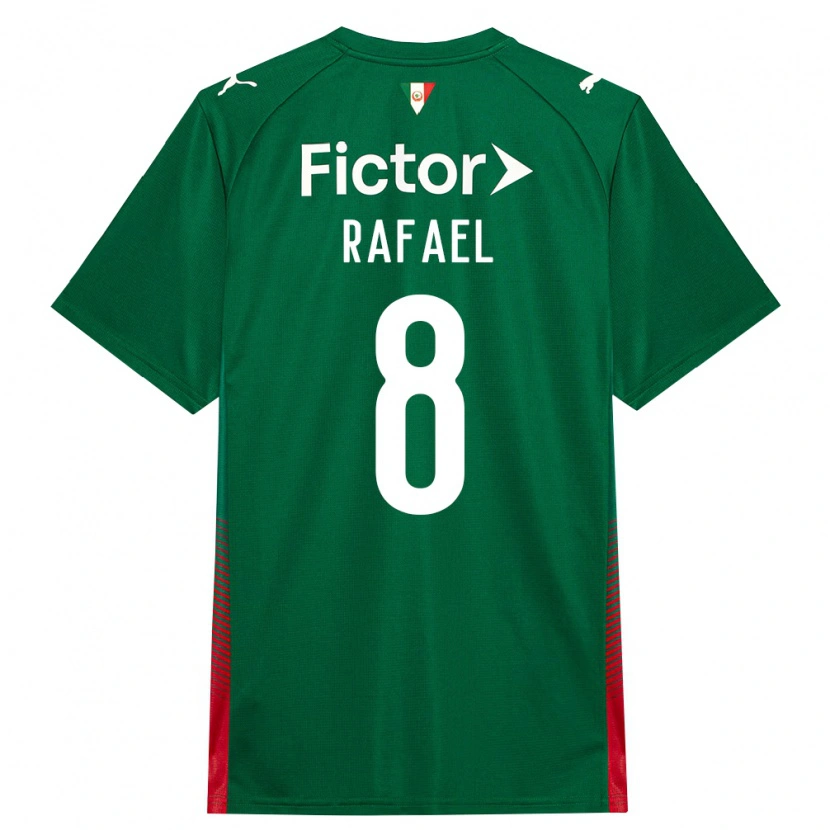 Danxen Mujer Camiseta Ze Rafael #8 Verde Rojo Blanco 1ª Equipación 2026/27 La Camisa