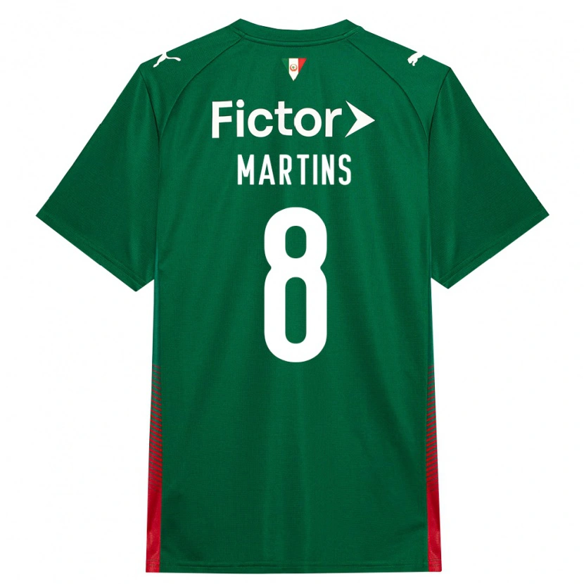 Danxen Mujer Camiseta Diany Martins #8 Verde Rojo Blanco 1ª Equipación 2026/27 La Camisa