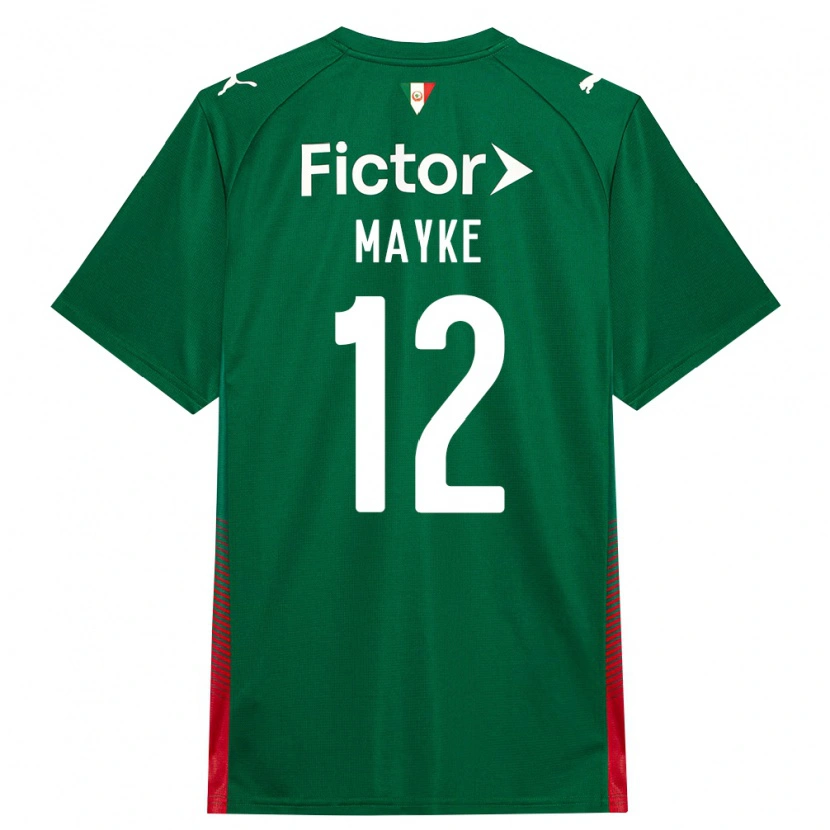 Danxen Mujer Camiseta Mayke #12 Verde Rojo Blanco 1ª Equipación 2026/27 La Camisa
