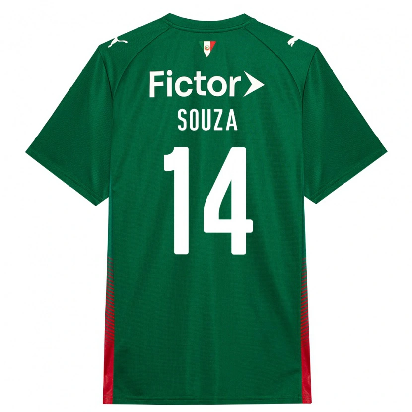 Danxen Mujer Camiseta Luiz Fernando #14 Verde Rojo Blanco 1ª Equipación 2026/27 La Camisa