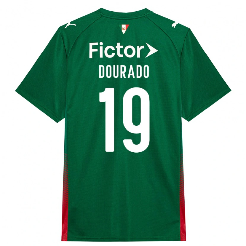 Danxen Mujer Camiseta Murilo Dourado #19 Verde Rojo Blanco 1ª Equipación 2026/27 La Camisa