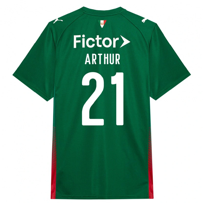 Danxen Mujer Camiseta Luis Arthur #21 Verde Rojo Blanco 1ª Equipación 2026/27 La Camisa