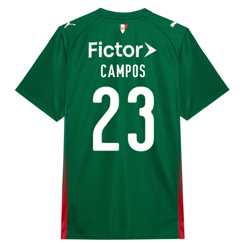 Danxen Mujer Camiseta Victor Campos #23 Verde Rojo Blanco 1ª Equipación 2026/27 La Camisa