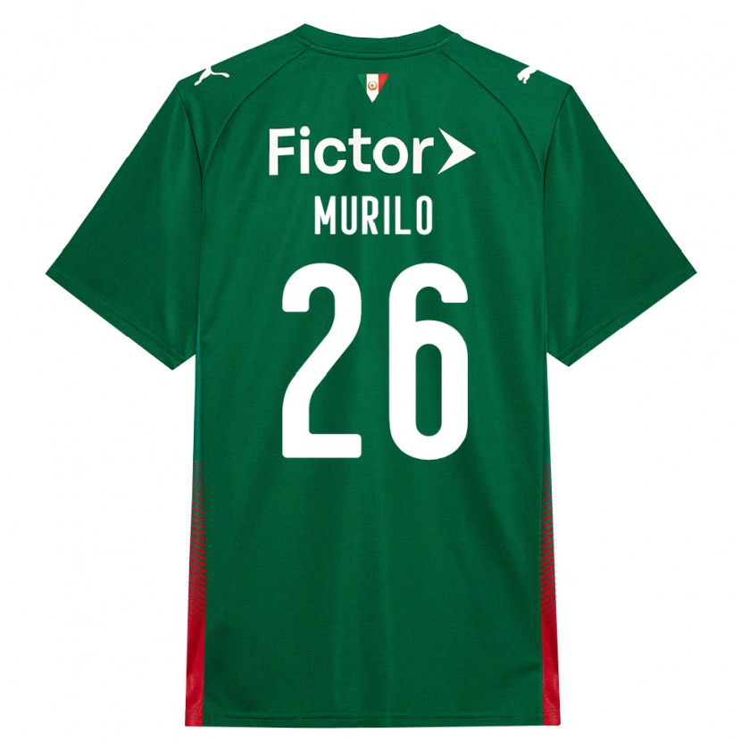 Danxen Mujer Camiseta Murilo Cerqueira Paim #26 Verde Rojo Blanco 1ª Equipación 2026/27 La Camisa