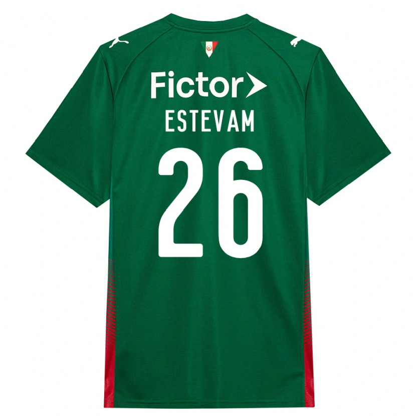 Danxen Mujer Camiseta Laís Estevam #26 Verde Rojo Blanco 1ª Equipación 2026/27 La Camisa