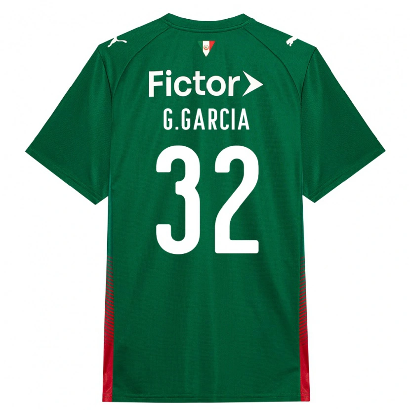Danxen Mujer Camiseta Gustavo Garcia #32 Verde Rojo Blanco 1ª Equipación 2026/27 La Camisa