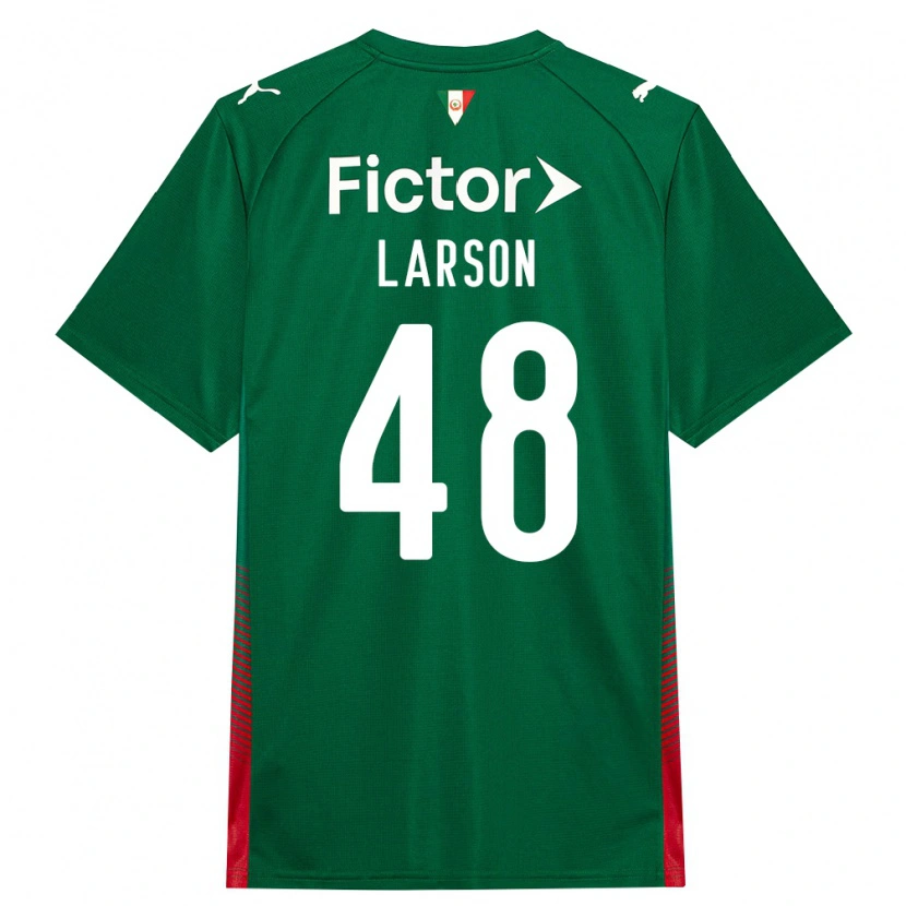 Danxen Mujer Camiseta Larson Torna Ferreira Dos Santos #48 Verde Rojo Blanco 1ª Equipación 2026/27 La Camisa