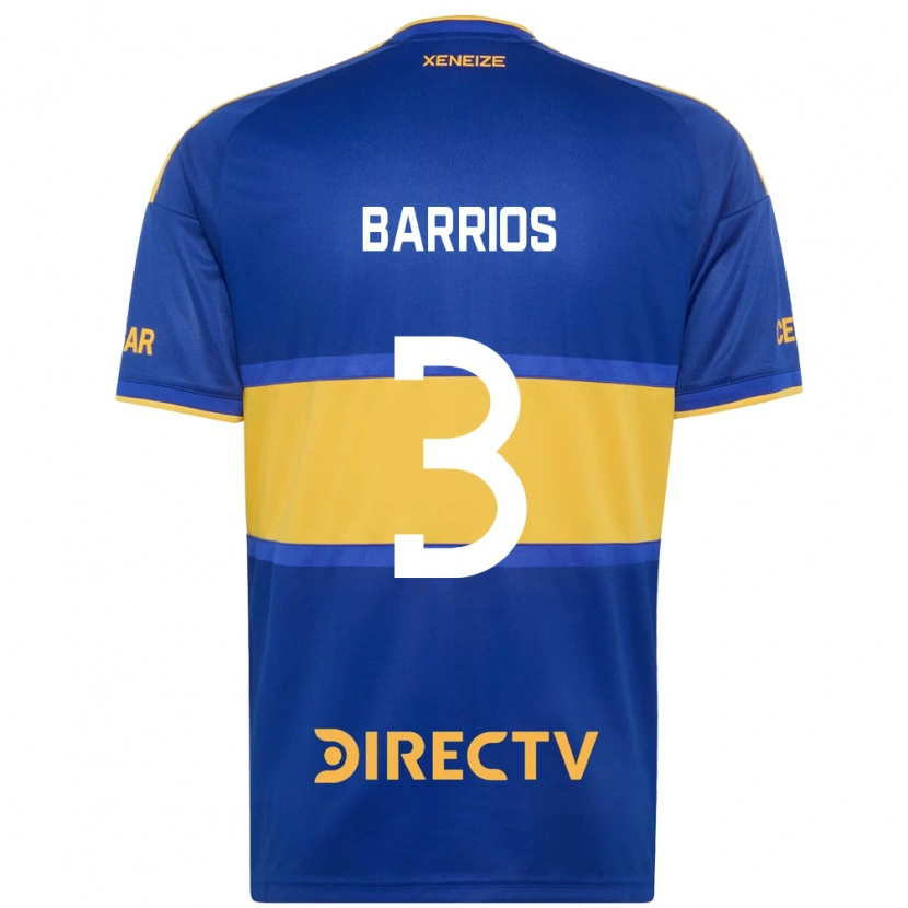 Danxen Mujer Camiseta Gabriela Barrios #3 Azul Real Amarillo 1ª Equipación 2026/27 La Camisa