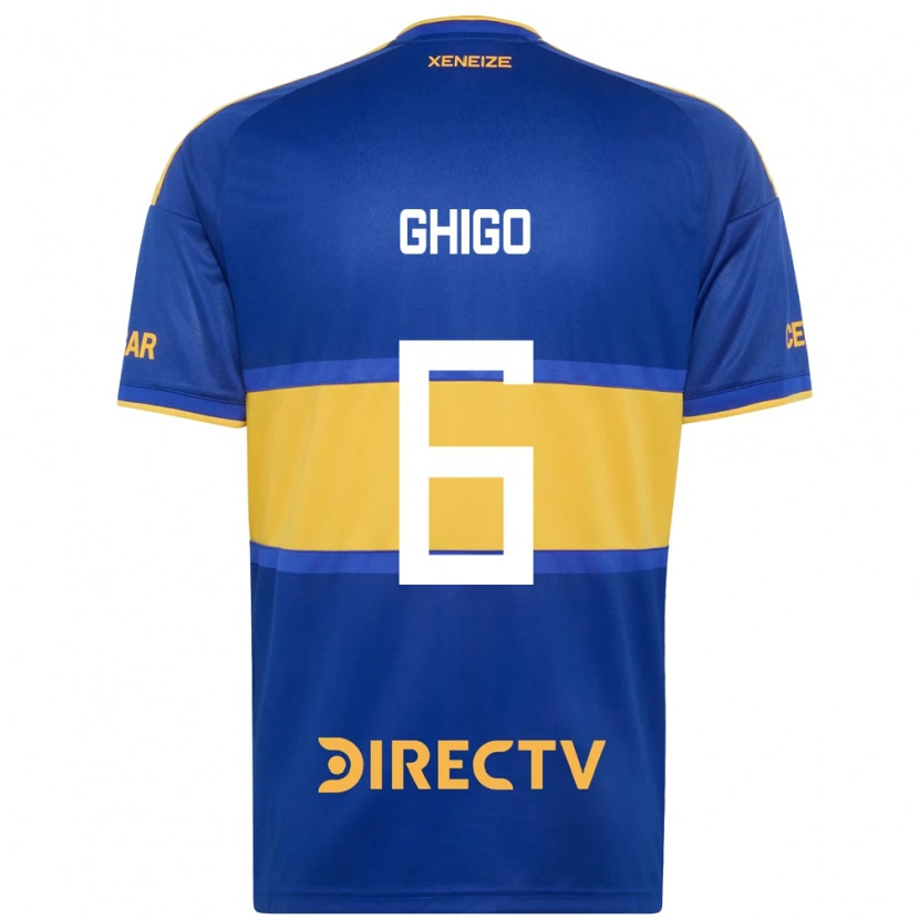 Danxen Mujer Camiseta Cecilia Ghigo #6 Azul Real Amarillo 1ª Equipación 2026/27 La Camisa