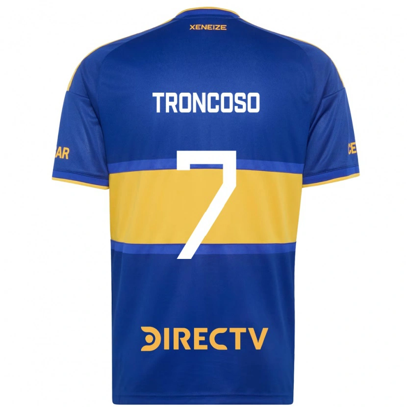 Danxen Mujer Camiseta Carolina Troncoso #7 Azul Real Amarillo 1ª Equipación 2026/27 La Camisa