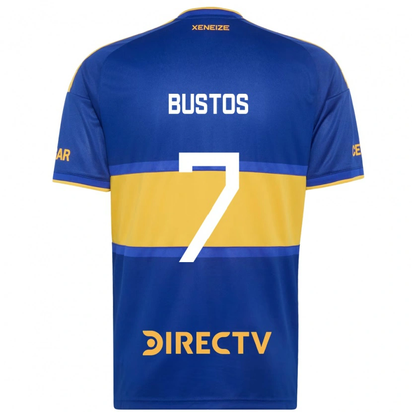 Danxen Mujer Camiseta Tomás Bustos #7 Azul Real Amarillo 1ª Equipación 2026/27 La Camisa