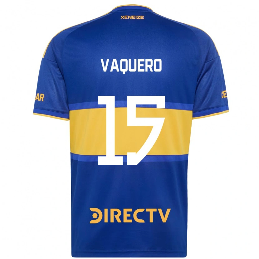 Danxen Mujer Camiseta Ivan Vaquero #15 Azul Real Amarillo 1ª Equipación 2026/27 La Camisa
