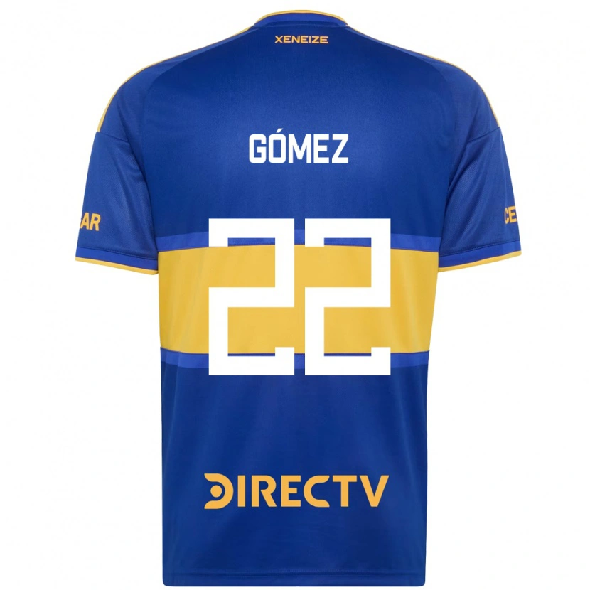 Danxen Mujer Camiseta Luciano Gómez #22 Azul Real Amarillo 1ª Equipación 2026/27 La Camisa