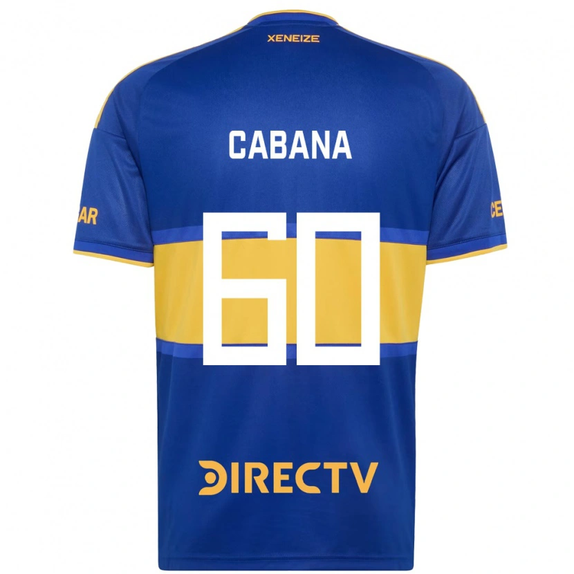 Danxen Mujer Camiseta Juan Pablo Cabana #60 Azul Real Amarillo 1ª Equipación 2026/27 La Camisa