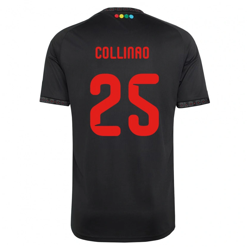 Danxen Mujer Camiseta Margarita Collinao #25 Negro Rojo 2ª Equipación 2026/27 La Camisa