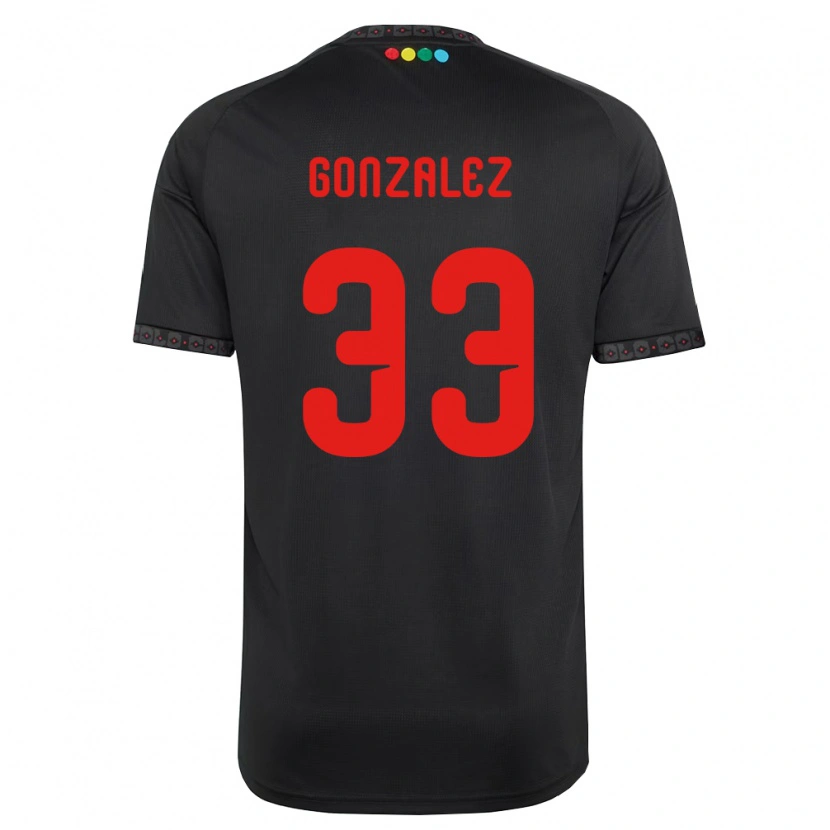 Danxen Mujer Camiseta Ramiro González #33 Negro Rojo 2ª Equipación 2026/27 La Camisa