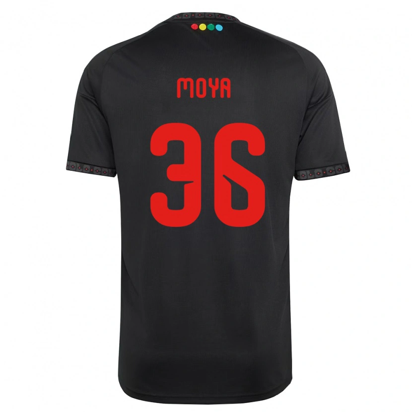 Danxen Mujer Camiseta Matías Moya G. #36 Negro Rojo 2ª Equipación 2026/27 La Camisa