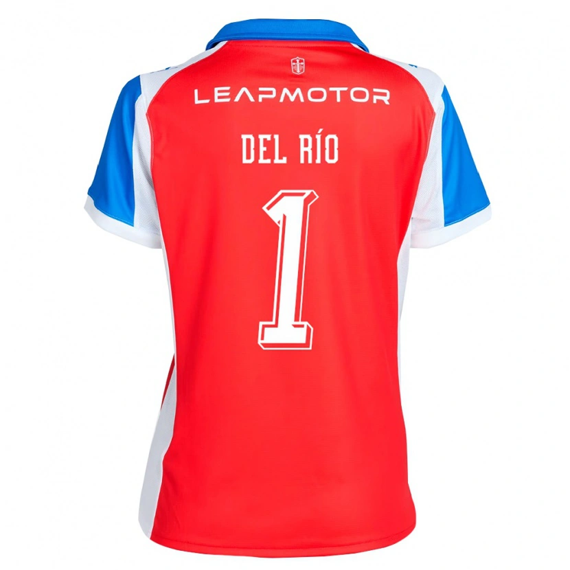 Danxen Mujer Camiseta Cristóbal Del Río #1 Rojo Azul 2ª Equipación 2026/27 La Camisa