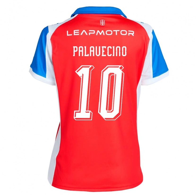 Danxen Mujer Camiseta Matías Palavecino #10 Rojo Azul 2ª Equipación 2026/27 La Camisa